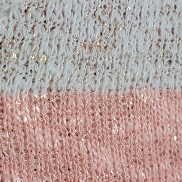 Popsy Creamsicle Stripped Knit Tank, Sz S - Picture 3 of 6